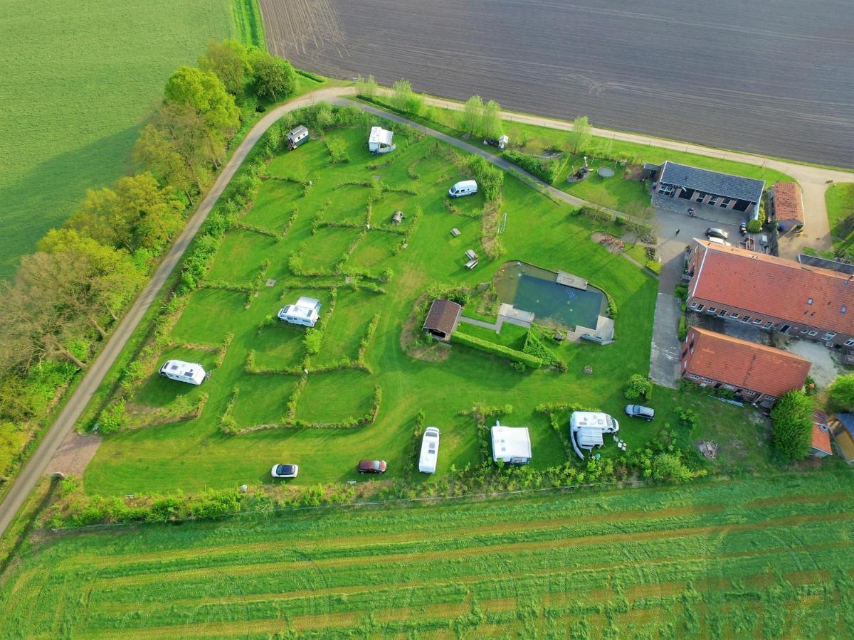 B&B Pipowagen "Het Wellnesst" Op Wellness Camping En B&B Stoltenborg Meddo Eksteriør billede