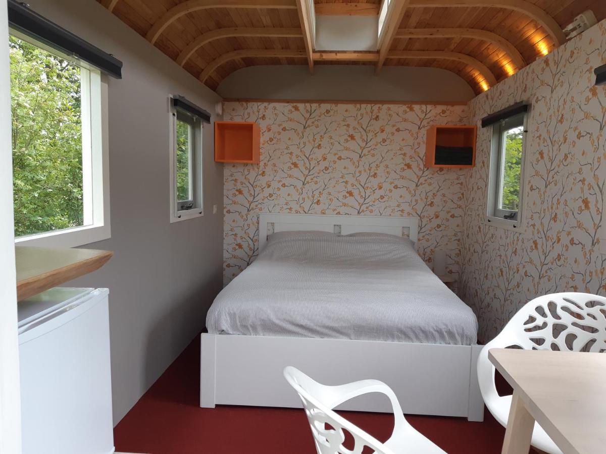 B&B Pipowagen "Het Wellnesst" Op Wellness Camping En B&B Stoltenborg Meddo Eksteriør billede