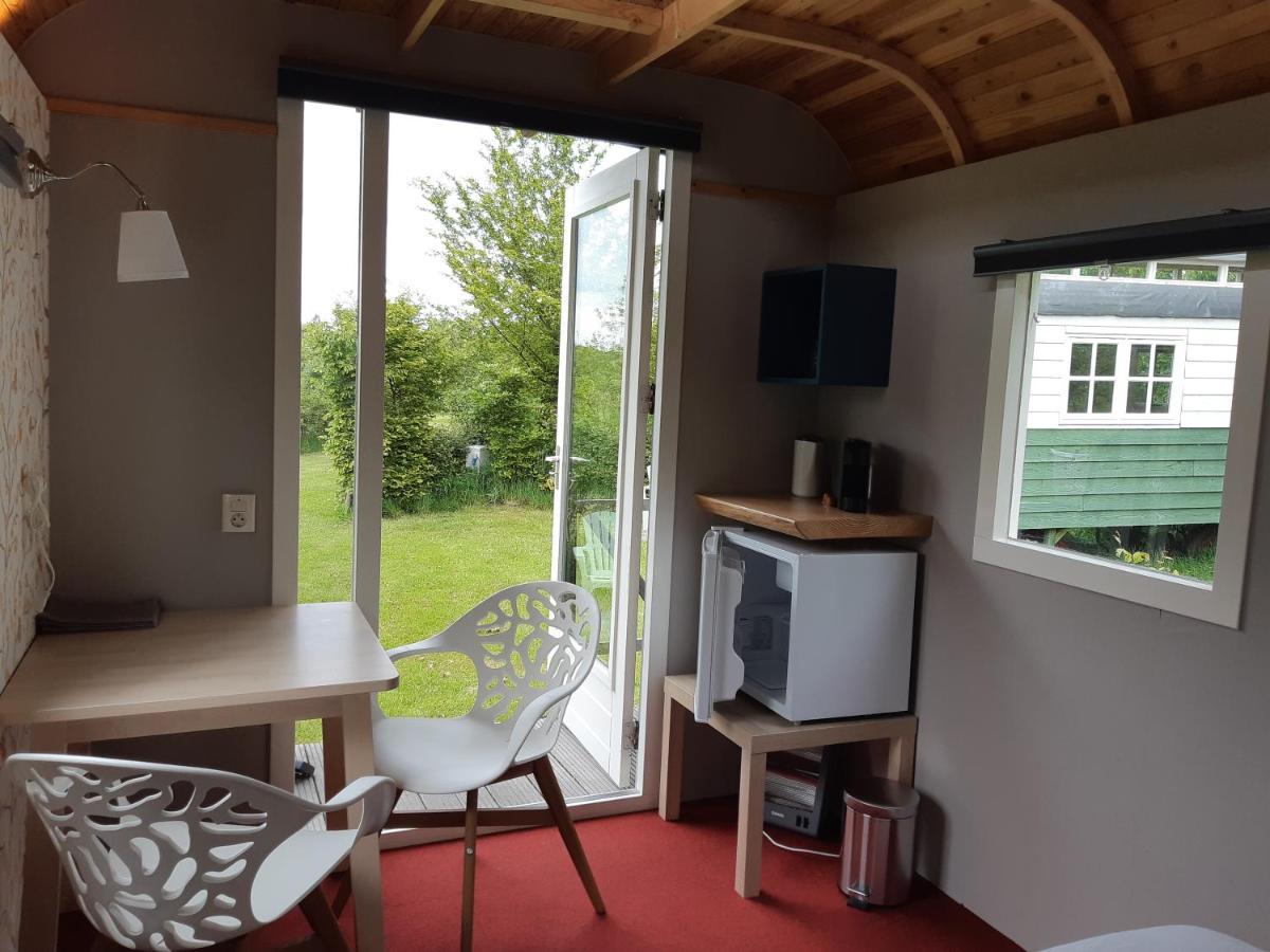 B&B Pipowagen "Het Wellnesst" Op Wellness Camping En B&B Stoltenborg Meddo Eksteriør billede