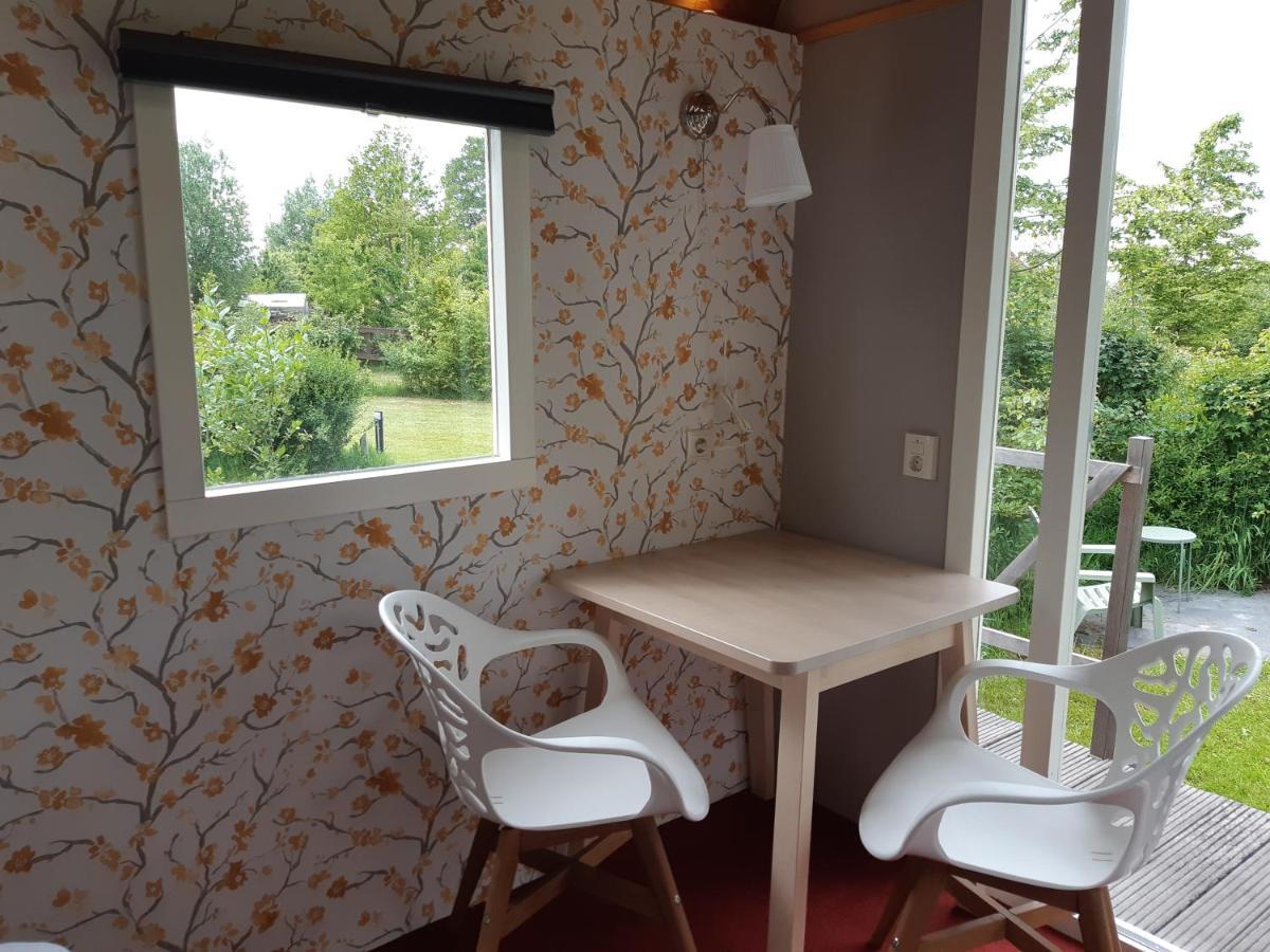 B&B Pipowagen "Het Wellnesst" Op Wellness Camping En B&B Stoltenborg Meddo Eksteriør billede